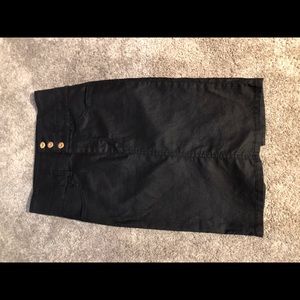 Black guess pencil skirt knee length small